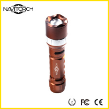 Zoomable recargable 260lm poderosa linterna de aluminio (NK-681)